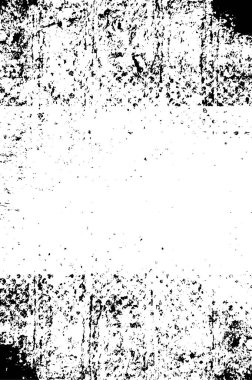 Siyah ve beyaz soyut grunge arka plan. Tek renkli vektör illüstrasyonu.  