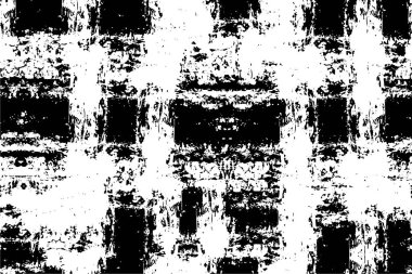 Siyah ve beyaz soyut monokrom dokusu, arka plan. Vektör illüstrasyonu.    