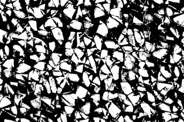 Siyah ve beyaz soyut monokrom dokusu, arka plan. Vektör illüstrasyonu.    