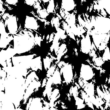 Siyah ve beyaz soyut arka plan. Grunge dokusu. Vektör illüstrasyonu.      