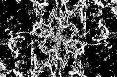 Siyah beyaz dokular. Vektör çizimi. Soyut monokrom grunge arkaplanı.  