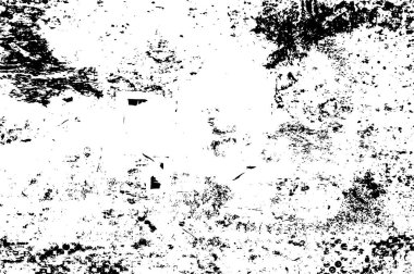 Soyut monokrom grunge arkaplanı. Siyah beyaz dokular. Vektör illüstrasyonu    