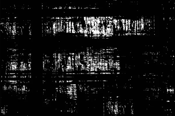 Grunge Pola Hitam Dan Putih Partikel Monokrom Tekstur Abstrak Permukaan - Stok Vektor