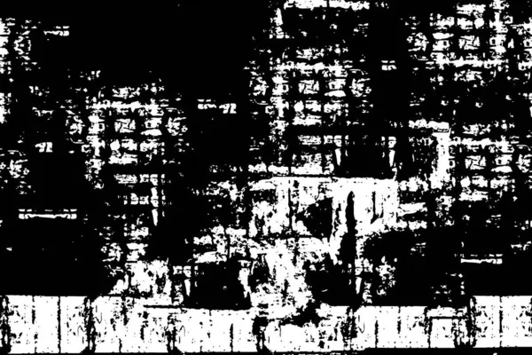 黒と白の抽象的なグランジの背景 ベクターイラスト — ストックベクタ