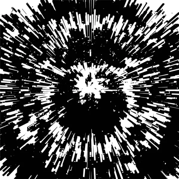 Noir Blanc Abstrait Fond Grunge Texture Monochrome Illustration Vectorielle — Image vectorielle