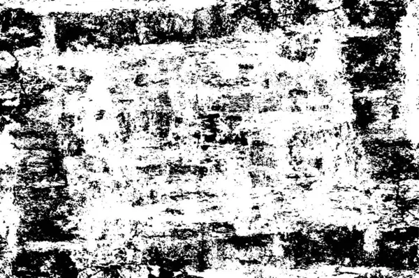 Preto Branco Abstrato Grunge Fundo Textura Monocromática Ilustração Vetorial — Vetor de Stock