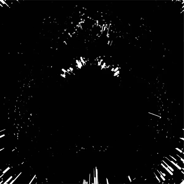 Noir Blanc Abstrait Fond Grunge Texture Monochrome Illustration Vectorielle — Image vectorielle