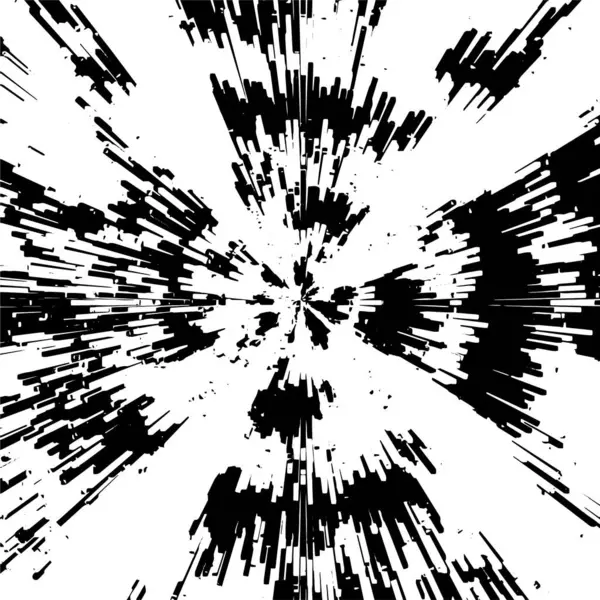 Černé Bílé Abstraktní Grunge Pozadí Jednobarevná Textura — Stockový vektor