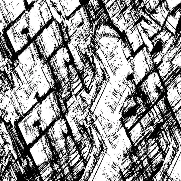Абстрактний Гранжевий Фон Монохромна Текстура — стоковий вектор