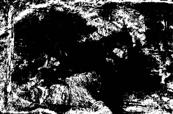Zwart Wit Abstracte Grunge Achtergrond Monochrome Vector Illustratie — Stockvector