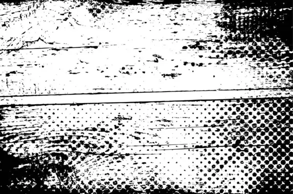 Schwarz Weißer Abstrakter Hintergrund Monochrome Textur Vektorillustration — Stockvektor