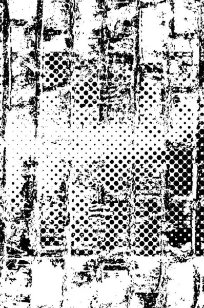 Textura Monocromática Abstracta Blanco Negro Fondo Ilustración Vectorial — Archivo Imágenes Vectoriales