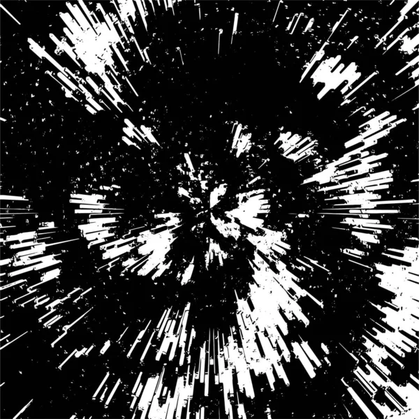Grunge Textuur Vector Illustratie Zwart Wit Abstracte Achtergrond — Stockvector