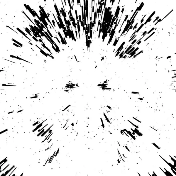 Schwarz Weiße Textur Vektorillustration Abstrakter Monochromer Grunge Hintergrund — Stockvektor