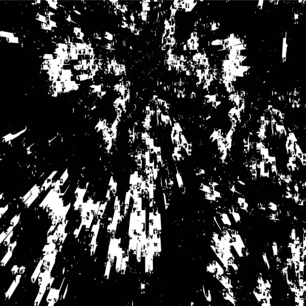 Siyah Beyaz Dokular Vektör Çizimi Soyut Monokrom Grunge Arkaplanı — Stok Vektör