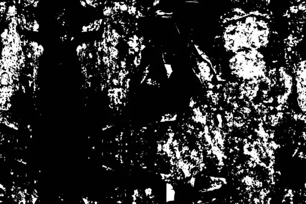 Abstracte Monochrome Grunge Achtergrond Zwart Wit Textuur Vectorillustratie — Stockvector