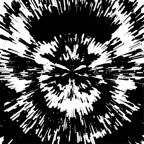 Abstrakter Monochromer Grunge Hintergrund Schwarz Weiße Textur Vektorillustration — Stockvektor