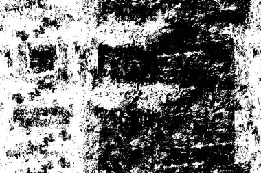 Siyah ve beyazın arka planı. Monokrom elementlerin dokusunun soyut deseni. Tasarım veya yazdırma için Grunge.