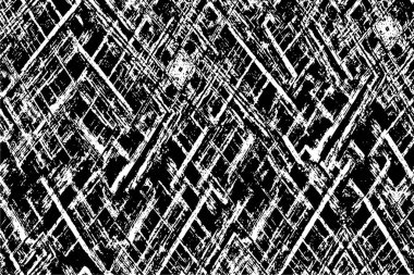 Siyah ve beyazın arka planı. Monokrom elementlerin dokusunun soyut deseni. Tasarım veya yazdırma için Grunge.