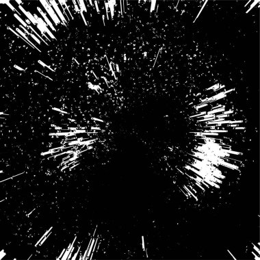 Siyah ve beyazın arka planı. Monokrom elementlerin dokusunun soyut deseni. Tasarım veya yazdırma için Grunge.