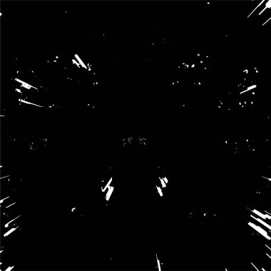 Siyah ve beyazın arka planı. Monokrom elementlerin dokusunun soyut deseni. Tasarım veya yazdırma için Grunge.