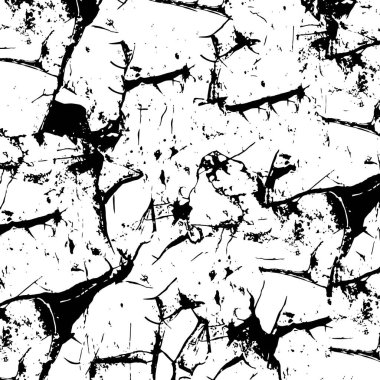 Siyah ve beyazın arka planı. Monokrom elementlerin dokusunun soyut deseni. Tasarım veya yazdırma için Grunge.