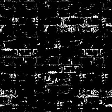 Vektör grunge dokusu. Siyah beyaz arka plan. Soyut monokrom resim koyu tonlarda solmuş bir efekt içerir