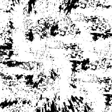 Siyah ve beyaz grunge arka planı. Kentsel tarzdaki soyut kirli desen