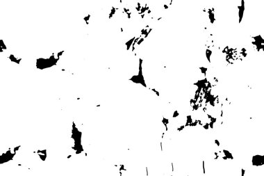 Grunge siyah beyaz. Çatlak, toz, leke dokusu. Soyut tek renkli arkaplan. Yazdırma ve tasarım için mükemmel desen