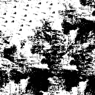 Grunge siyah beyaz. Çatlak, toz, leke dokusu. Soyut tek renkli arkaplan. Yazdırma ve tasarım için mükemmel desen