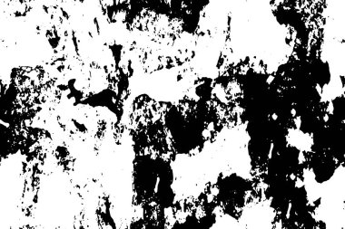 Siyah ve beyaz soyut arka plan. Grunge dokusu. Vektör illüstrasyonu       