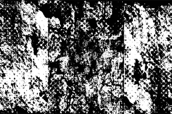 Soyut Siyah Beyaz Monokrom Grunge Arka Plan Vektör Illüstrasyonu — Stok Vektör