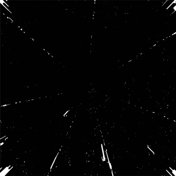 Abstrakter Schwarz Weiß Monochrom Alter Grunge Hintergrund — Stockvektor
