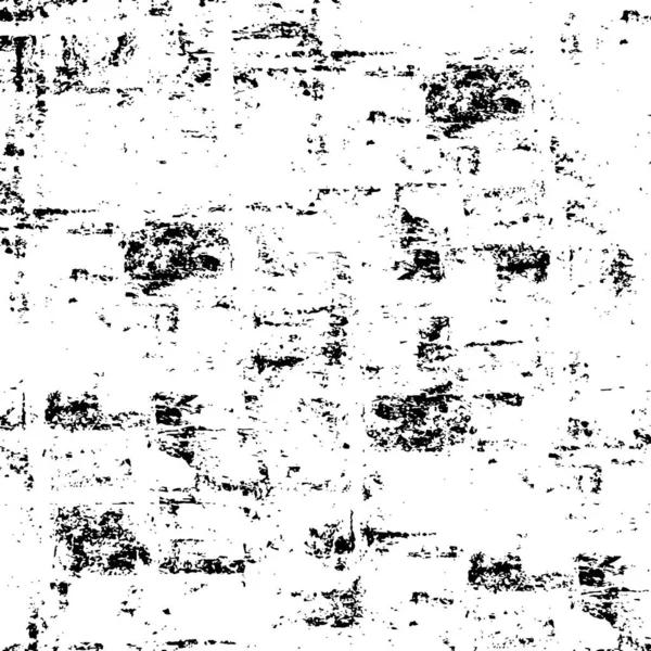 Abstract Zwart Wit Monochroom Oude Grunge Achtergrond — Stockvector
