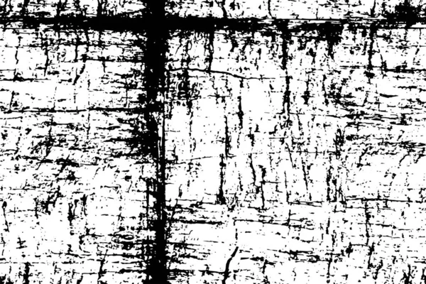 Abstrakter Schwarz Weiß Monochrom Alter Grunge Hintergrund — Stockvektor