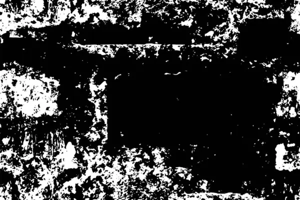 Abstrait Noir Blanc Fond Grunge Vieux Monochrome — Image vectorielle