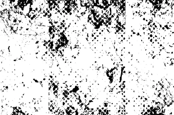 抽象的な黒と白のモノクロの古いグラウンジの背景 — ストックベクタ