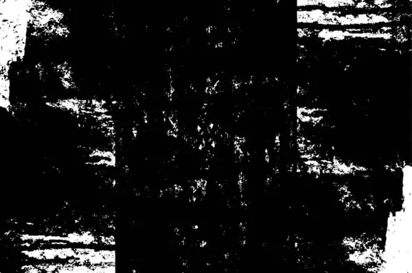 Zwart Wit Monochrome Oude Grunge Achtergrond — Stockvector