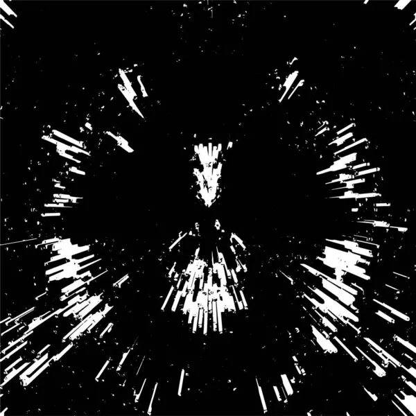 Schwarz Weißes Muster Abstrakter Hintergrund — Stockvektor