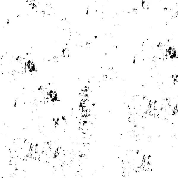 Pęknięcia Wióry Plamy Grunge Abstrakcyjny Wzór Czarno Białych Drukowanych Elementów — Wektor stockowy