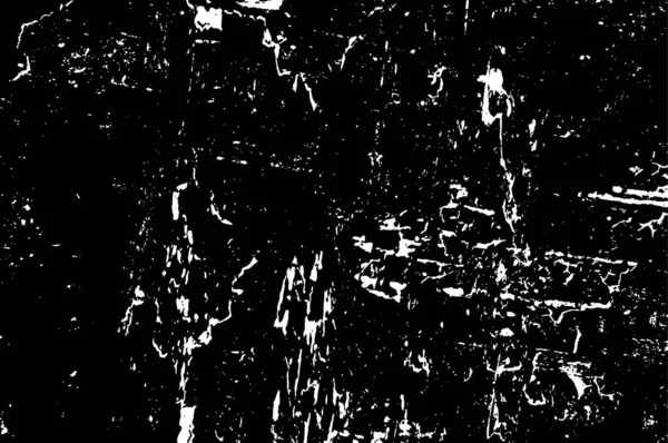 Grunge Textúra Repedések Chips Foltok Fekete Fehér Nyomtatott Tételek Absztrakt — Stock Vector
