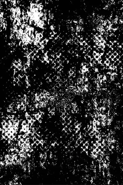 Чорно Білий Гранжевий Фон Абстрактний Брудний Візерунок Міському Стилі — стоковий вектор