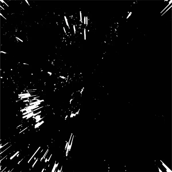Grunge Černá Bílá Struktura Trhlin Prachu Skvrn Abstraktní Černobílé Pozadí — Stockový vektor