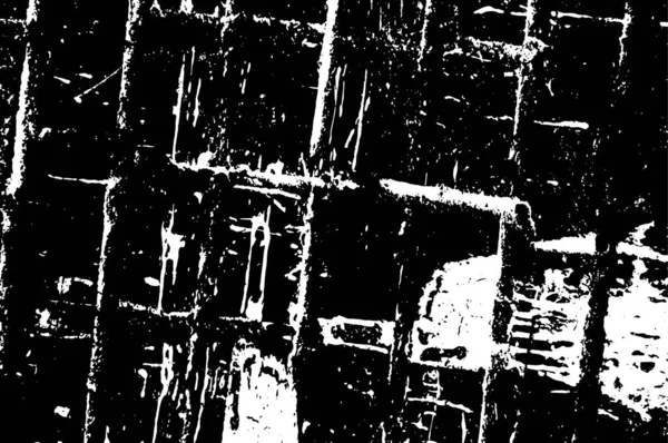 Grunge Blanco Negro Textura Grietas Polvo Manchas Fondo Monocromo Abstracto — Vector de stock