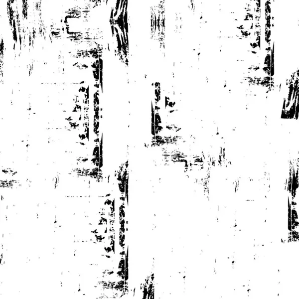 Grunge Schwarz Weiß Textur Von Rissen Staub Flecken Abstrakter Monochromer — Stockvektor