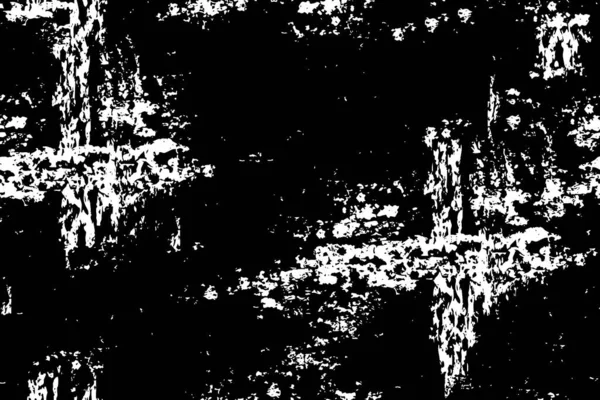 Grunge Černá Bílá Struktura Trhlin Prachu Skvrn Abstraktní Černobílé Pozadí — Stockový vektor