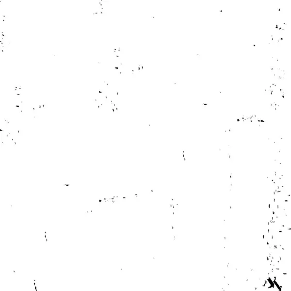 Grunge Schwarz Weiß Textur Von Rissen Staub Flecken Abstrakter Monochromer — Stockvektor