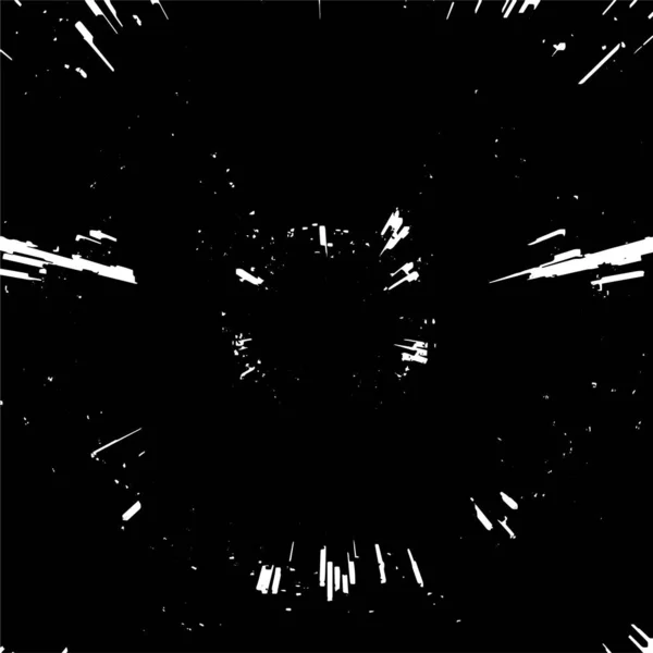 Grunge Fekete Fehér Repedések Por Foltok Szerkezete Absztrakt Monokróm Háttér — Stock Vector