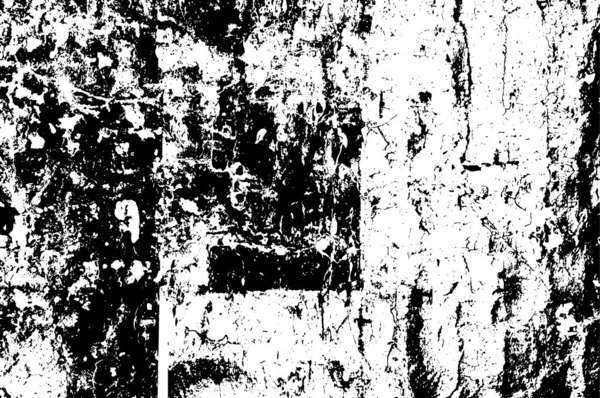 Grunge Preto Branco Textura Rachaduras Poeira Manchas Fundo Monocromático Abstrato — Vetor de Stock
