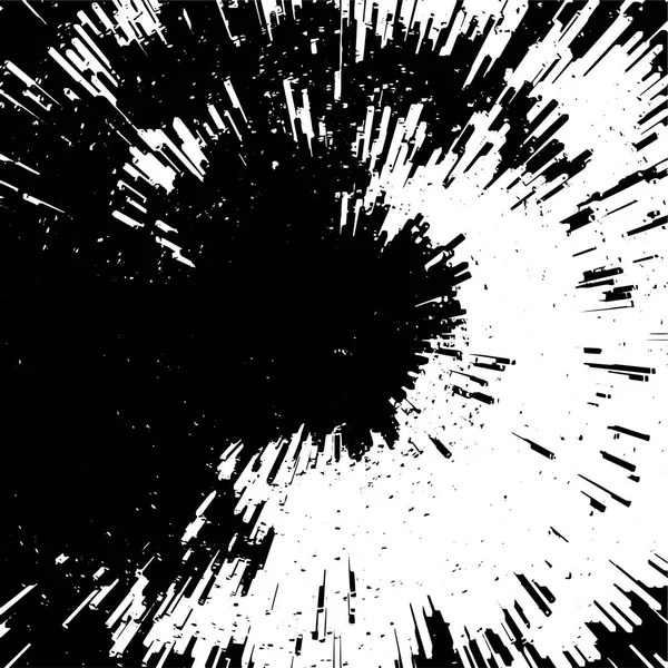 Grunge Blanco Negro Textura Grietas Polvo Manchas Fondo Monocromo Abstracto — Vector de stock